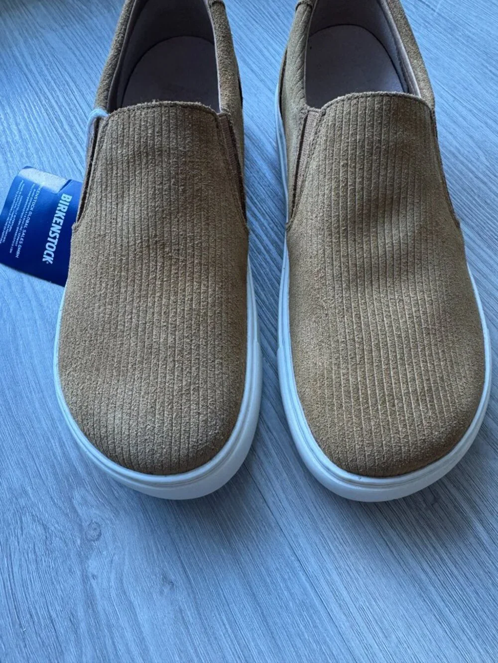 Birkenstock Oswego Slip-On Sneakers Cork Brown NWT
